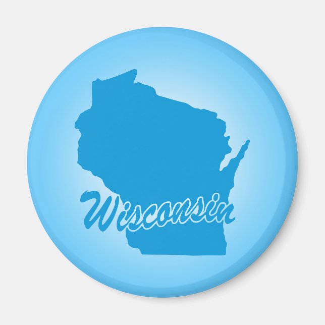 Íman State Wisconsin Magnet (Frente)