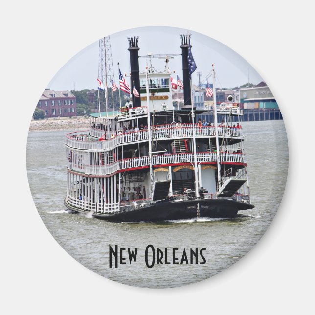 Íman Steamboat no rio Mississippi (Frente)
