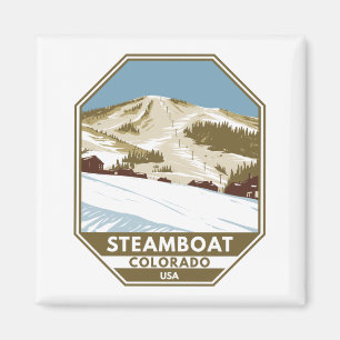 Íman Steamboat Ski Area Winter Colorado