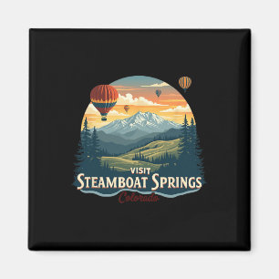 Íman Steamboat Springs Colorado Esqui Pôr do sol Balão