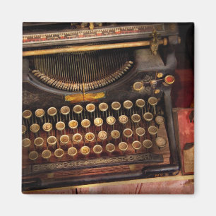 Íman Steampunk - apenas uma máquina de escrever