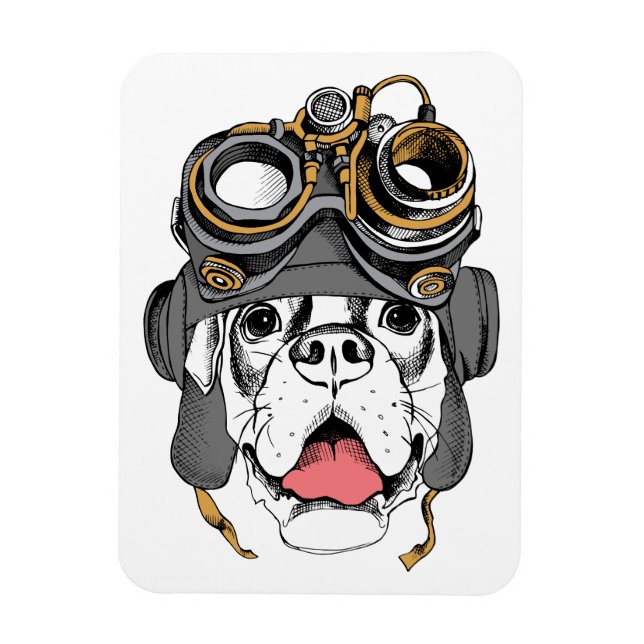 Íman Steampunk Boxer (Vertical)