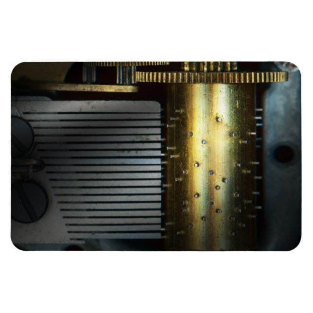 Íman Steampunk - Engrenagens - Máquina de Música (Horizontal)