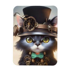 Íman Steampunk Kitten