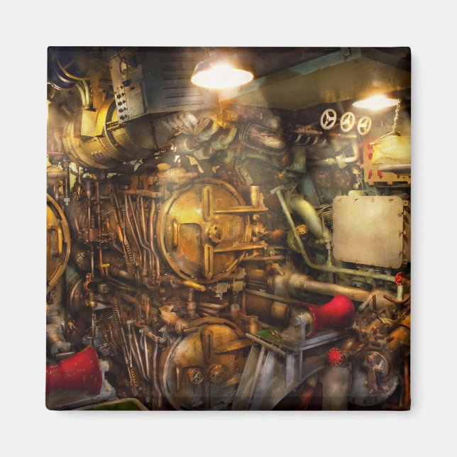 Íman Steampunk - Naval - A sala dos torpedos (Frente)