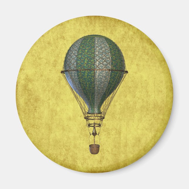 Íman Steampunk Victorian Balloon (Frente)