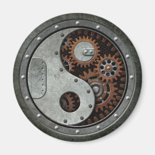Íman Steampunk Yin Yang