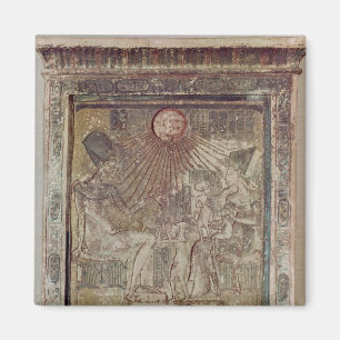 Íman Stela que descreve Aten que dá a vida e