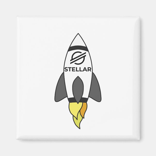 Íman Stellar Para O Foguete Da Lua (Frente)