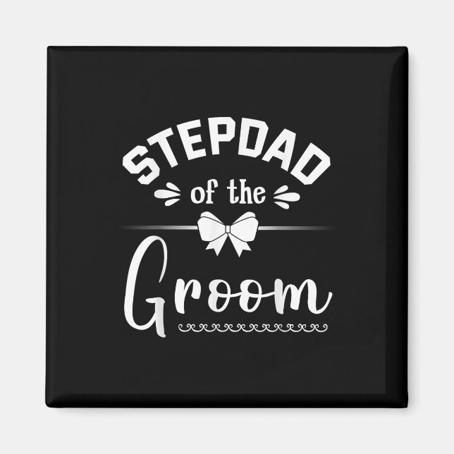Íman Stepdad Da Noiva Feliz Casado De Casamento Feliz (Frente)