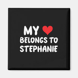 Íman Stephanie - Meu Coração Pertence a Stephanie - Amo