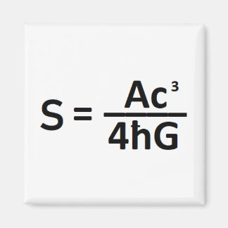 Íman Stephen Hawkin Black Hole Entropy Fórmula Magnet