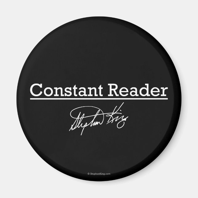 Íman Stephen King, Constant Reader (Frente)