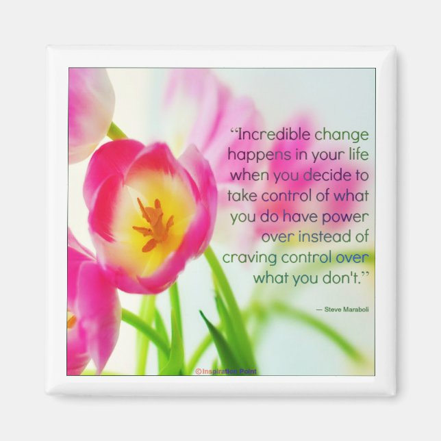 Íman Steve Maraboli Cita Sobre "Mudança" (Frente)