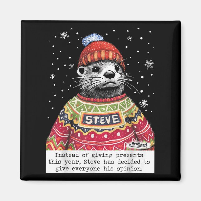 Íman Steve Otter Em vez de dar este ano  (Frente)