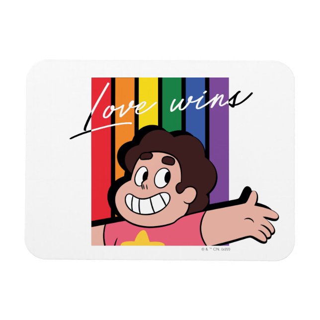 Íman Steven Universe - O amor ganha (Horizontal)