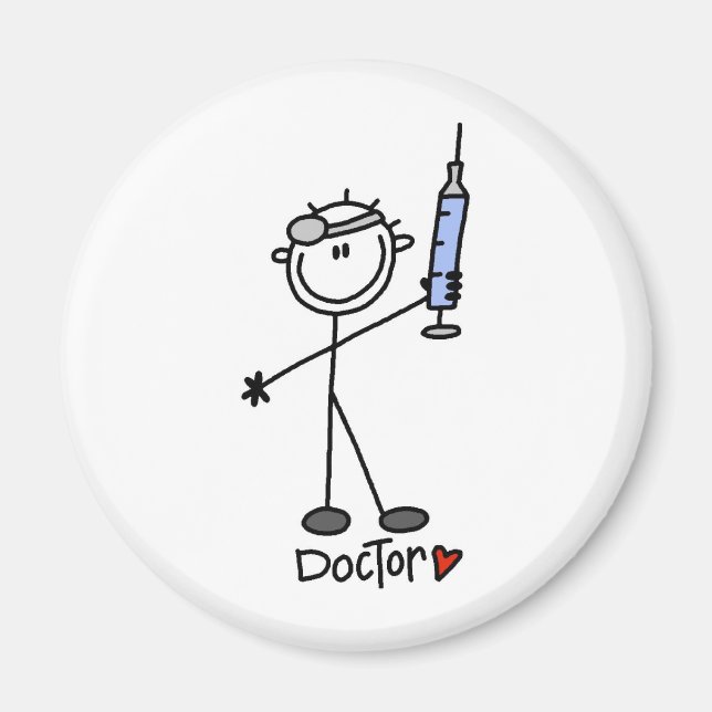 Íman Stick Figure Doctor (Frente)