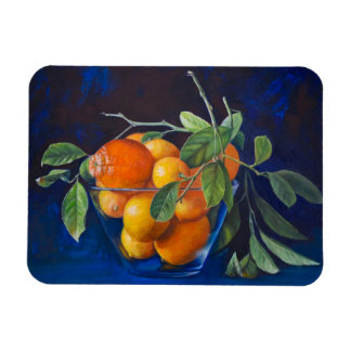 Íman Still Life with Lemons and Orange Branch