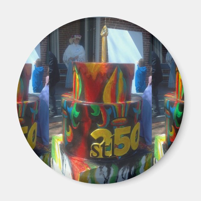 Íman Stl250 Fleur De Lis Cake Magnet - Gentry House (Frente)