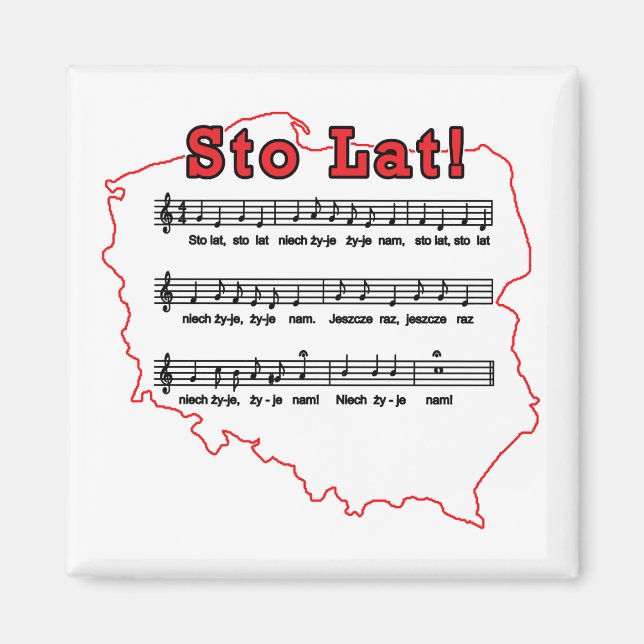 Íman Sto Lat! Mapa Polonês da Música (Frente)