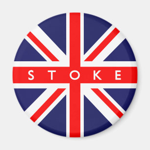 Íman Stoke UK Flag