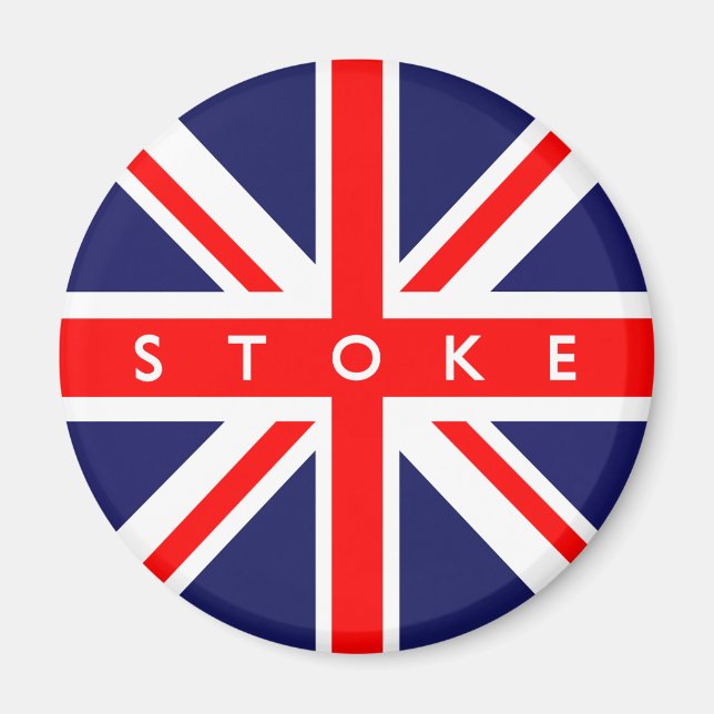 Íman Stoke UK Flag (Frente)