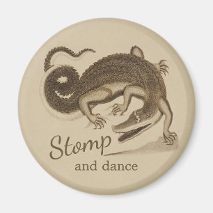 Íman Stomp e dance o crocodilo CC0894 feliz selvagem
