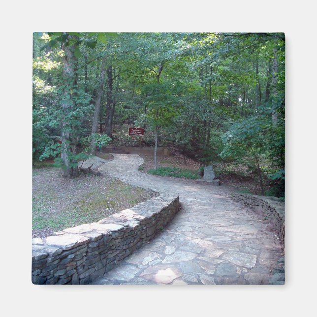 Íman Stone Walkway East Ridge Trail Amicalola Magnet (Frente)