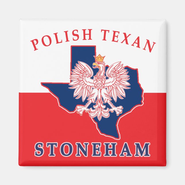 Íman Stoneham Polonês Texan (Frente)
