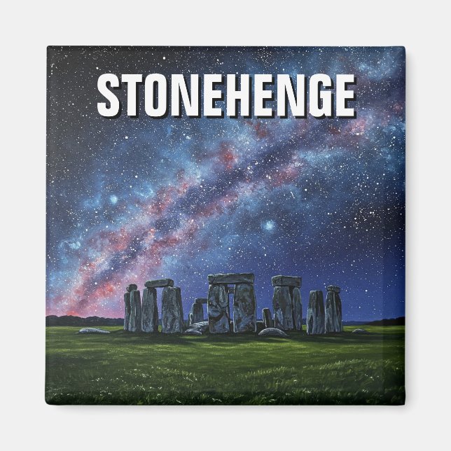 Íman Stonehenge England Reino Unido Viagem (Frente)