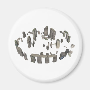 Íman Stonehenge: Modelo 3D: