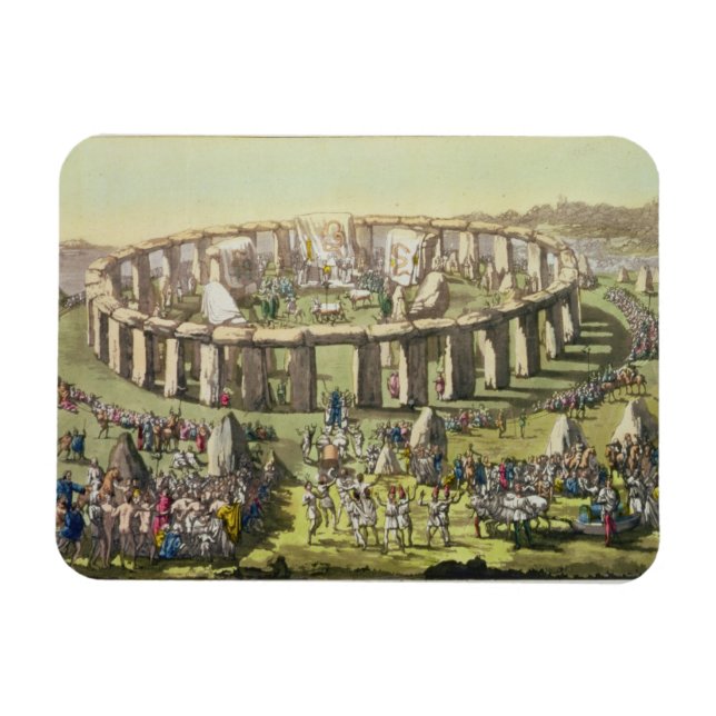 Íman Stonehenge, ou um Templo Circular dos Druidas, pl (Horizontal)