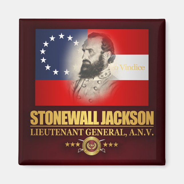 Íman Stonewall Jackson (patriota do sul) (Frente)