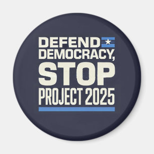 Íman Stop Project 2025 - Defend Democracy - Vote Blue