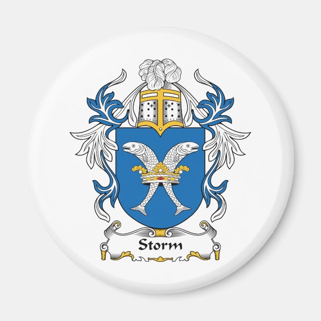 Íman Storm Family Crest (Frente)