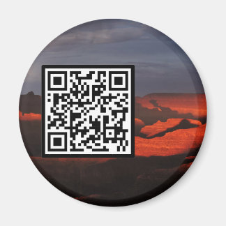 Íman Storm Sunset do Grand Canyon do Código QR Personal