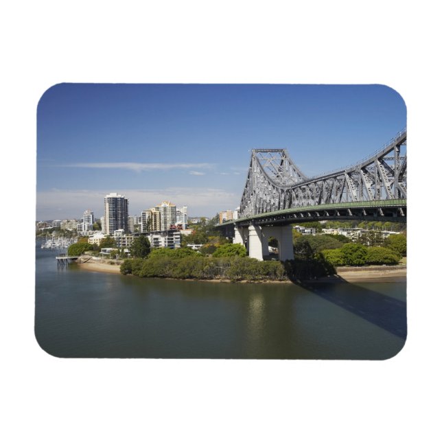 Íman Story Bridge, Rio Brisbane, e Canguru (Horizontal)
