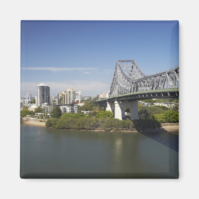 Íman Story Bridge, Rio Brisbane, e Canguru (Frente)