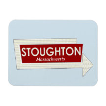 Stoughton Massachusetts Memories Magnet