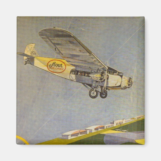 Íman Stout Airlines (Frente)