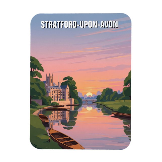 Íman Stratford-On-Avon England Viagem (Vertical)