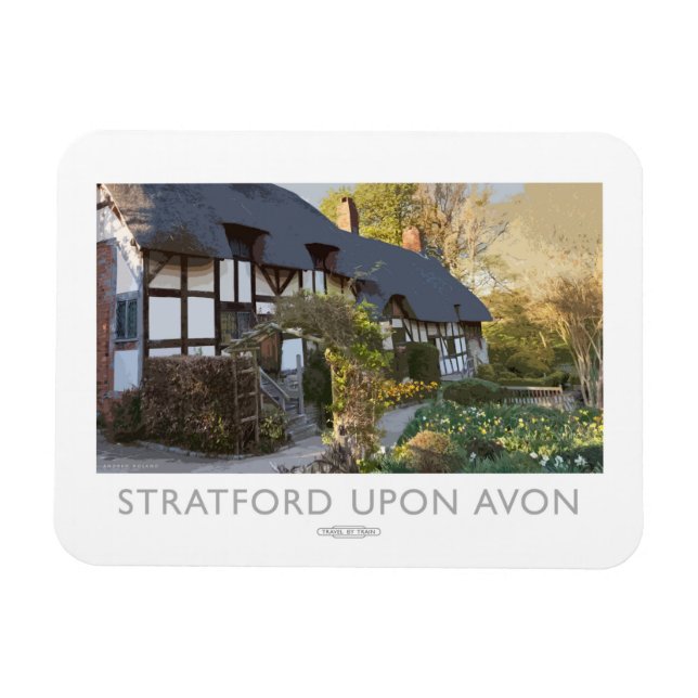 Íman Stratford sobre Avon Rail Poster (Horizontal)
