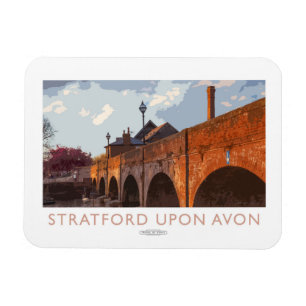 Íman Stratford sobre Avon Rail Poster