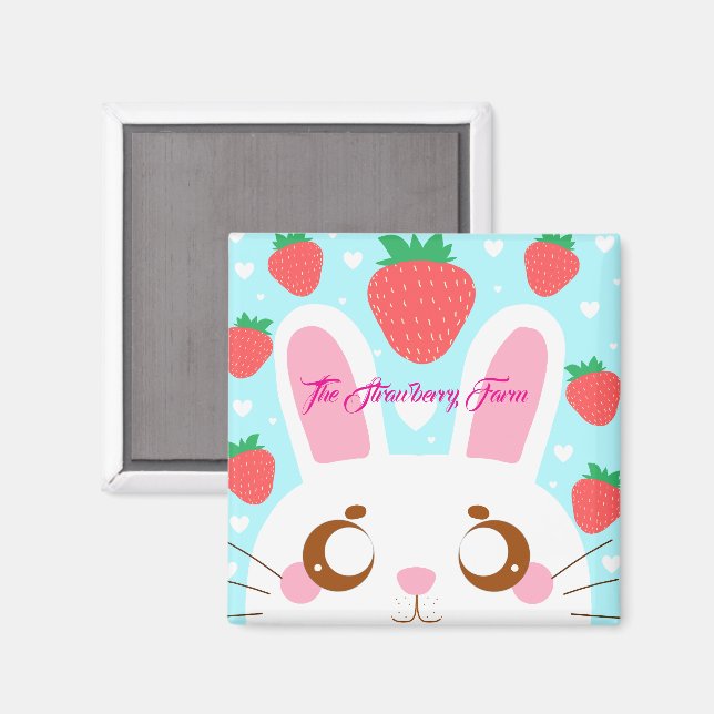 Íman Strawberry Bunny (Front/Back)