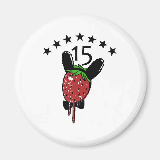 ÍMAN STRAWBERRY BUNNY (Frente)