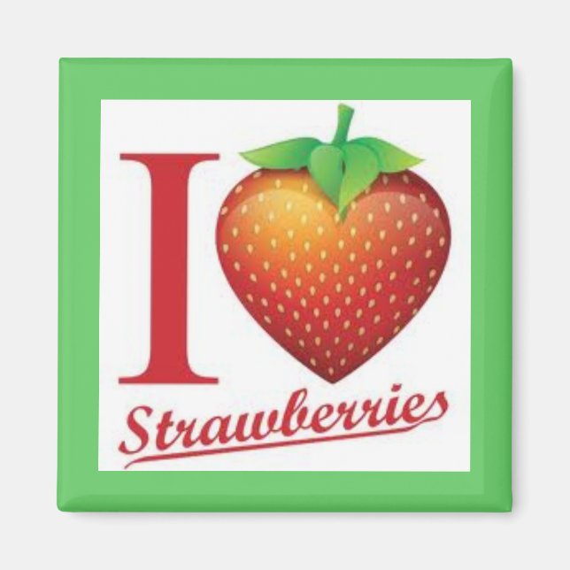 ÍMAN STRAWBERRY MAGNET POR BEVERDADE (Frente)