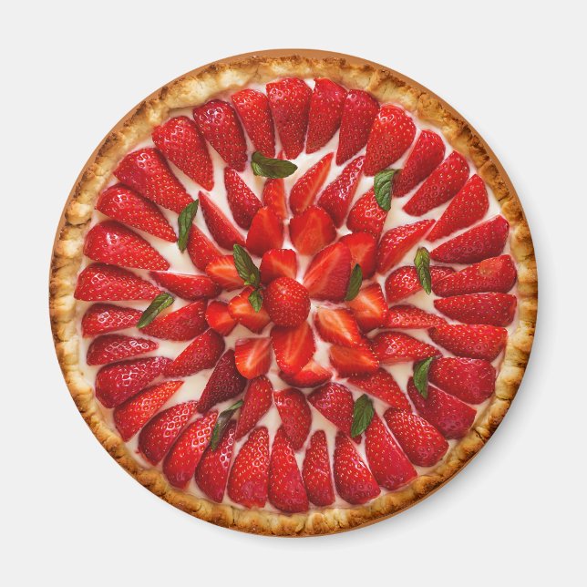Íman Strawberry Tart Magnet (Frente)