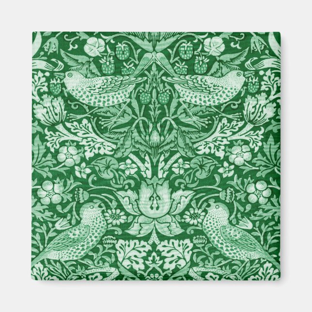 Íman Strawberry Thef Green, William Morris (Frente)