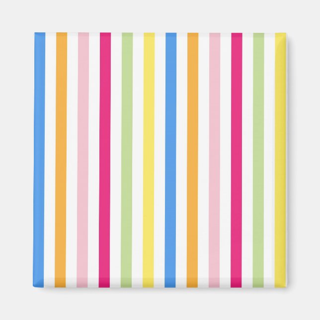 Íman Stripes Coloridas (Frente)