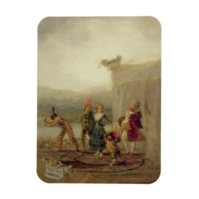 Íman Stroll Players, 1793 (óleo na placa de estanho) (Vertical)